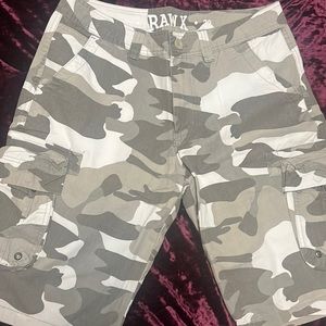 Raw X men’s camo cargo shorts